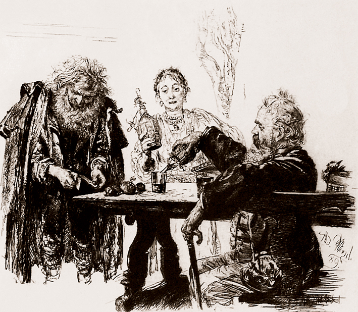  Adolpyh Von Menzel —— 喝酒的人们